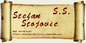Stefan Stojović vizit kartica